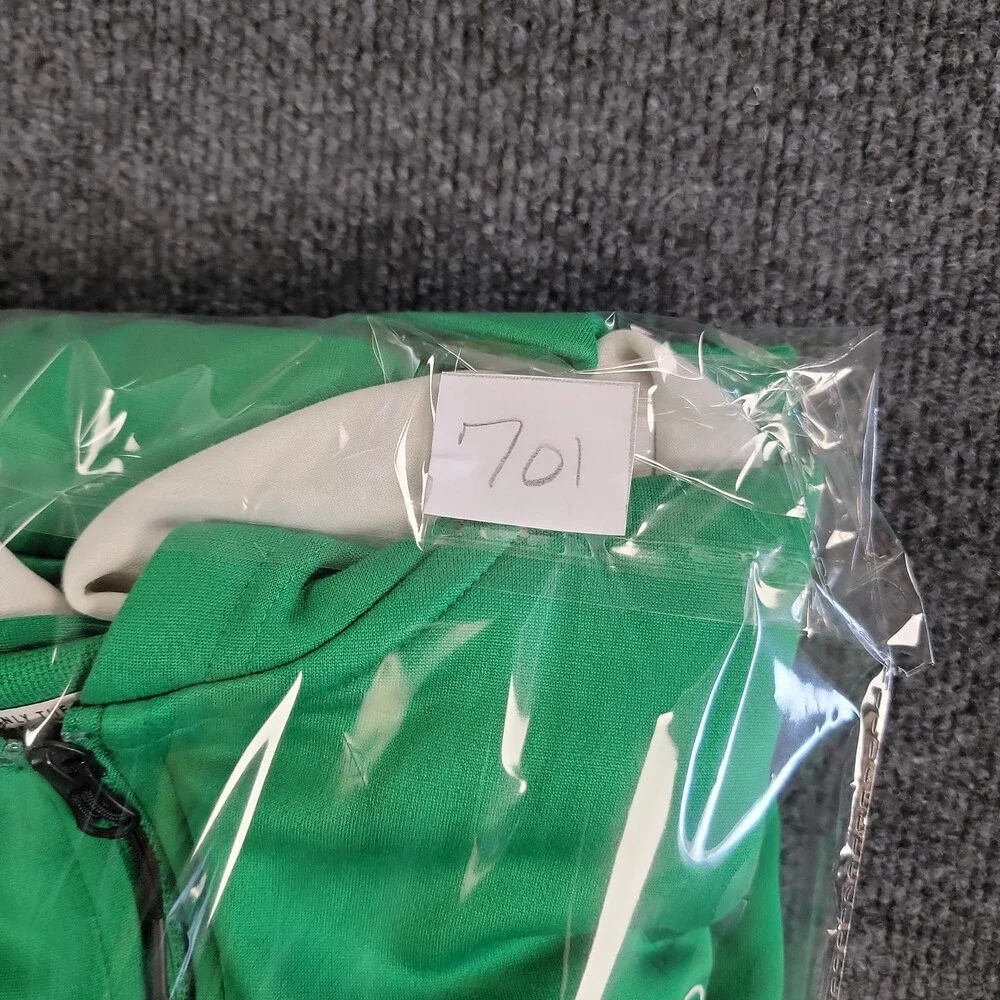 Adidas U North Dakota Team Issued Full Zip Hooded Jacket Shirt Mens XLT Hawks